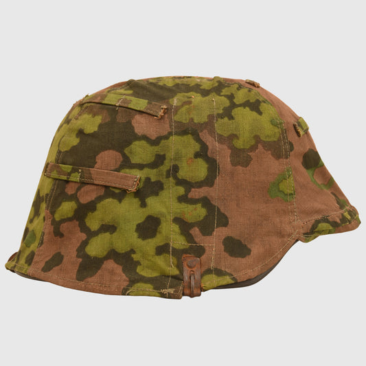 German WWII Waffen-SS Oakleaf Helmet Cover