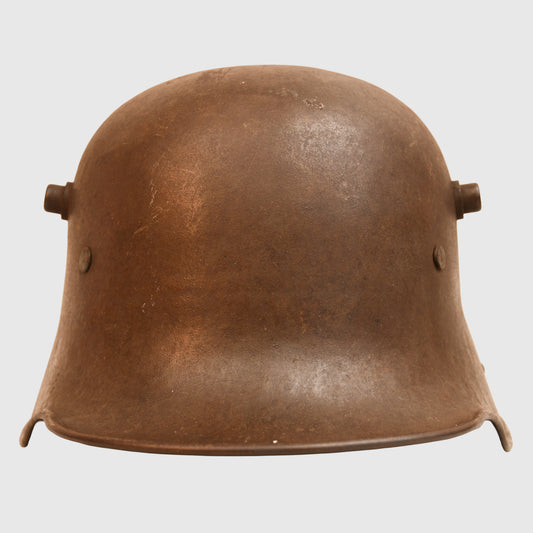 GERMAN WWI M.16 TRENCH HELMET WITH LINER AND ORIGINAL CHINSTRAP