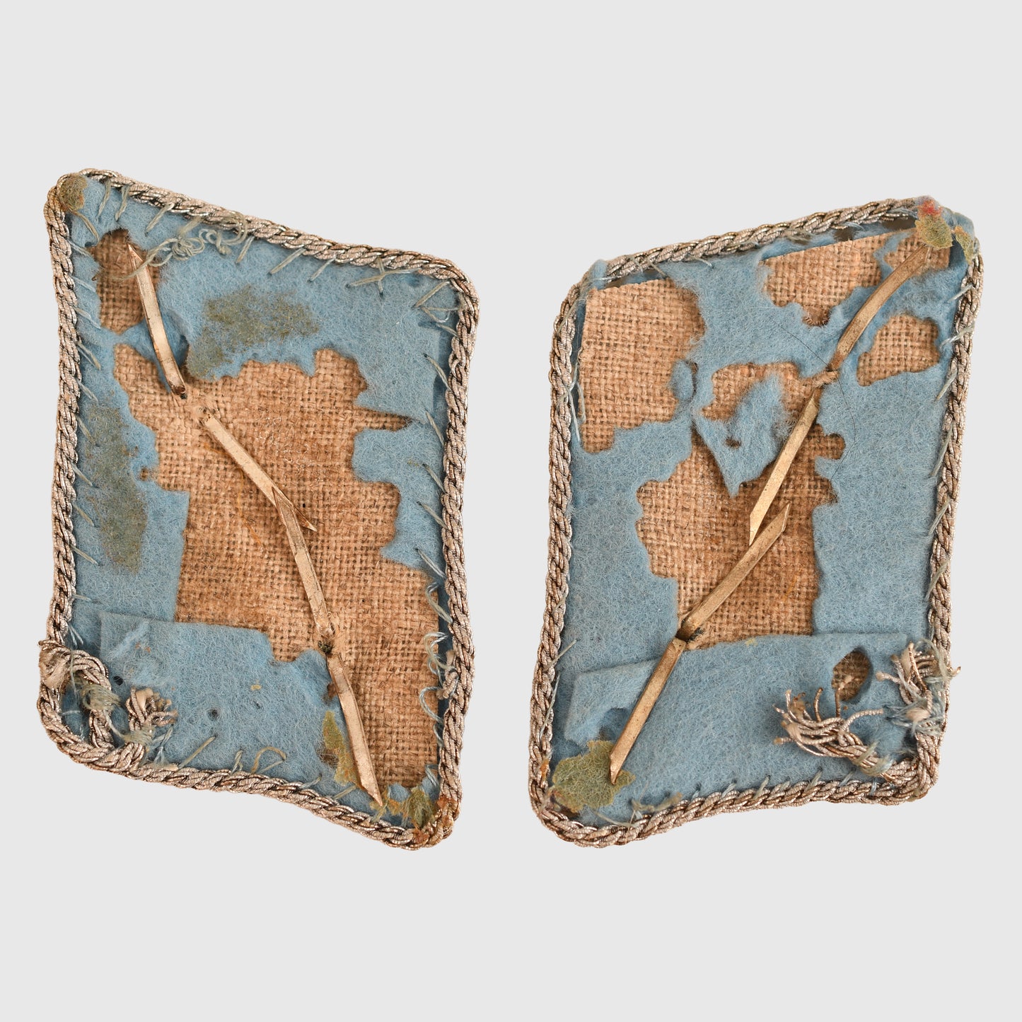 GERMAN WWII SA GROUPING FUHRER COLLAR PATCHES IDENTIFIED