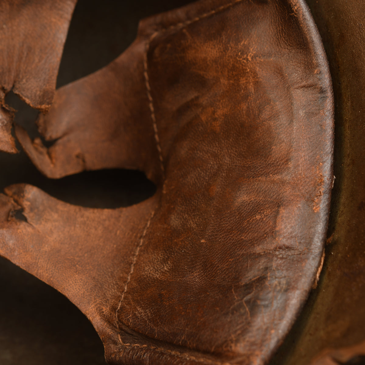 GERMAN WWI M.16 TRENCH HELMET WITH LINER AND ORIGINAL CHINSTRAP