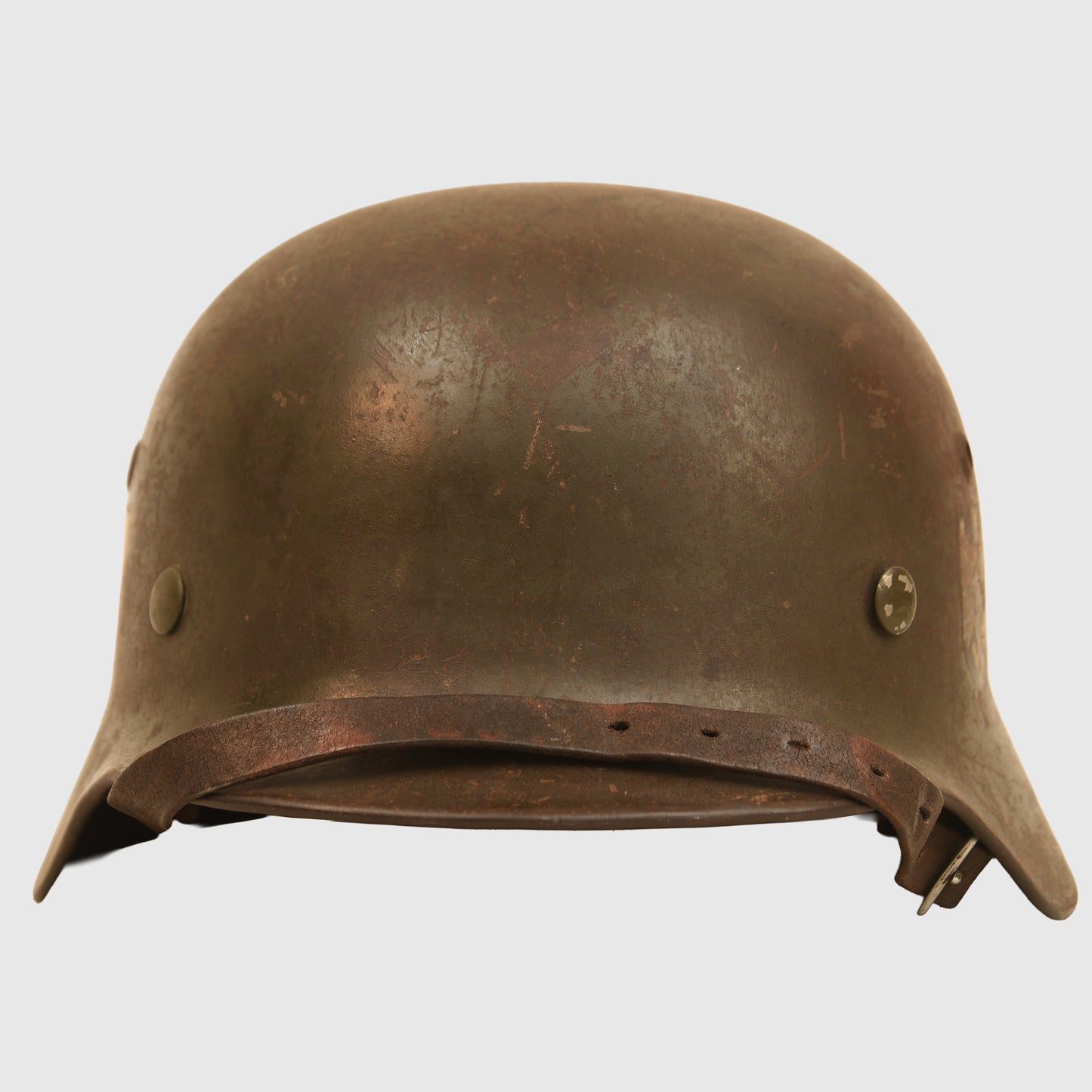 German WWII M35 Double Decal Combat Helmet