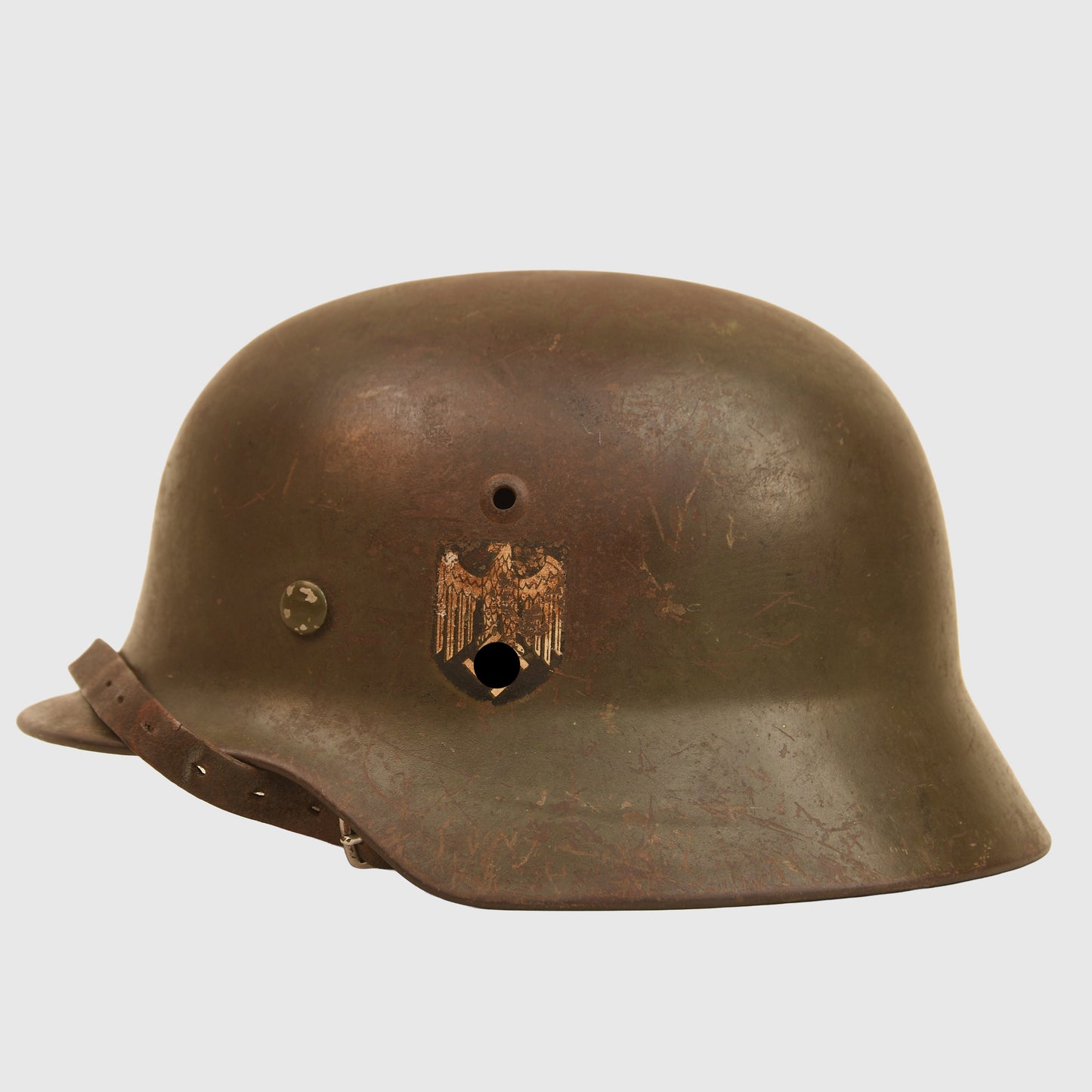 German WWII M35 Double Decal Combat Helmet