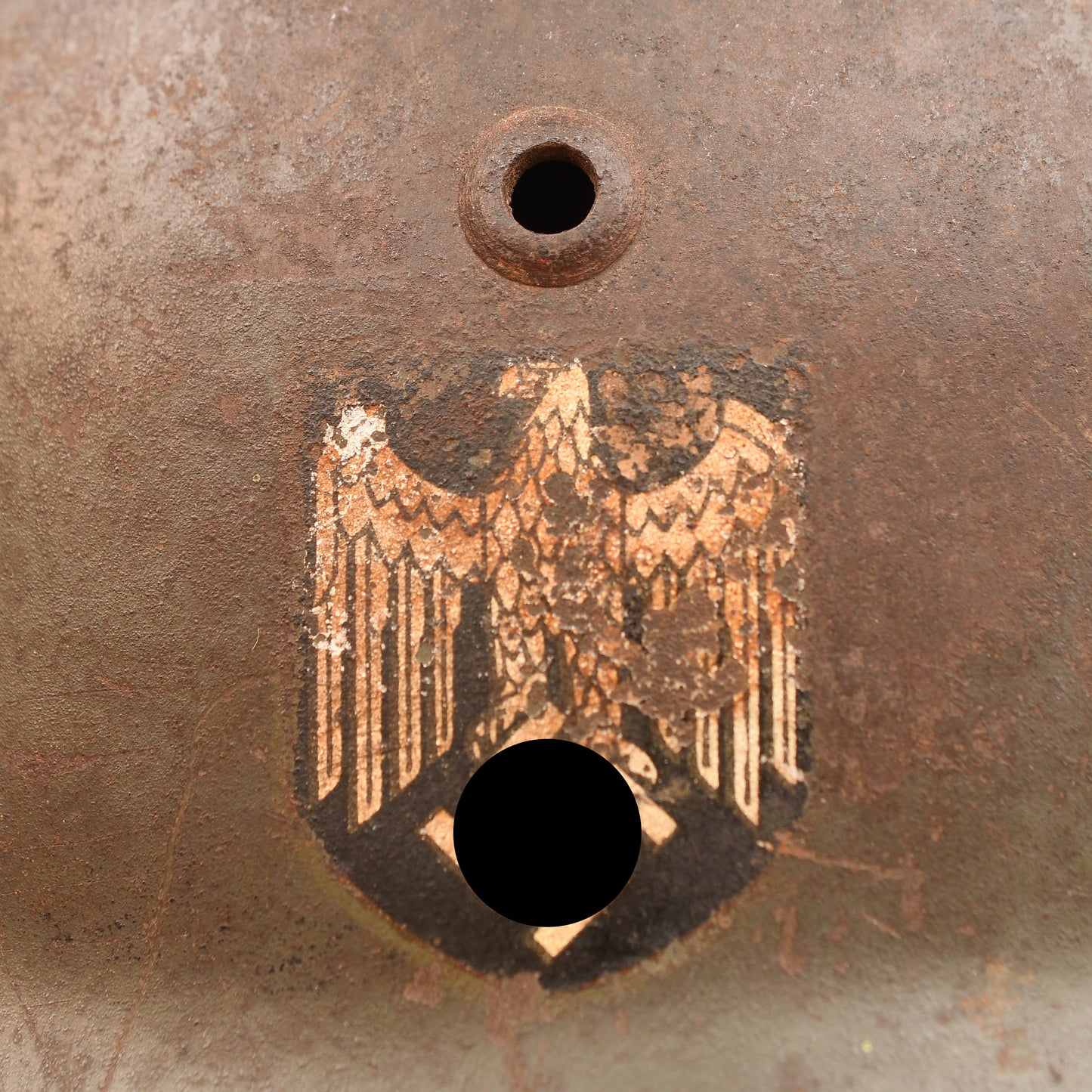 German WWII M35 Double Decal Combat Helmet