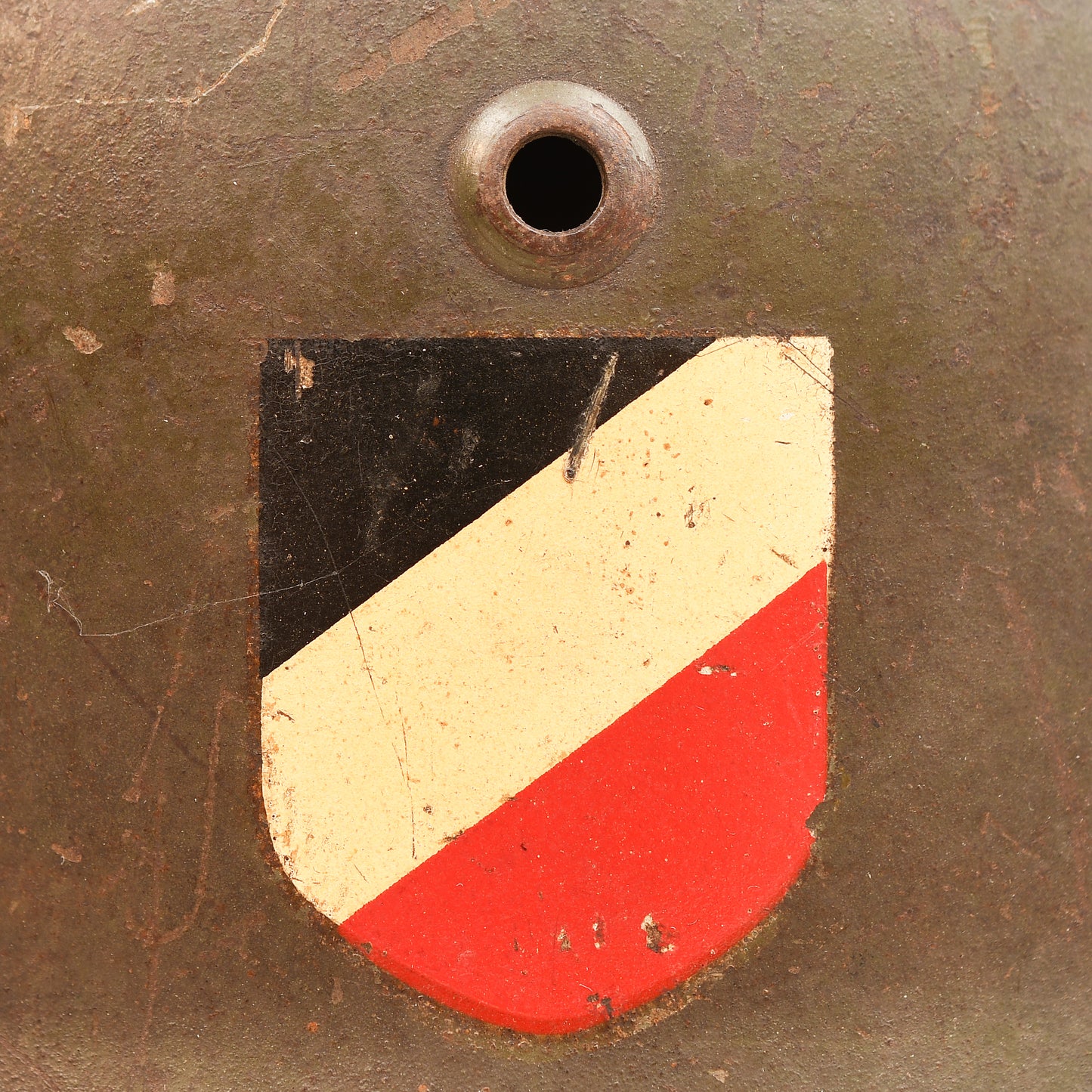German WWII M35 Double Decal Combat Helmet