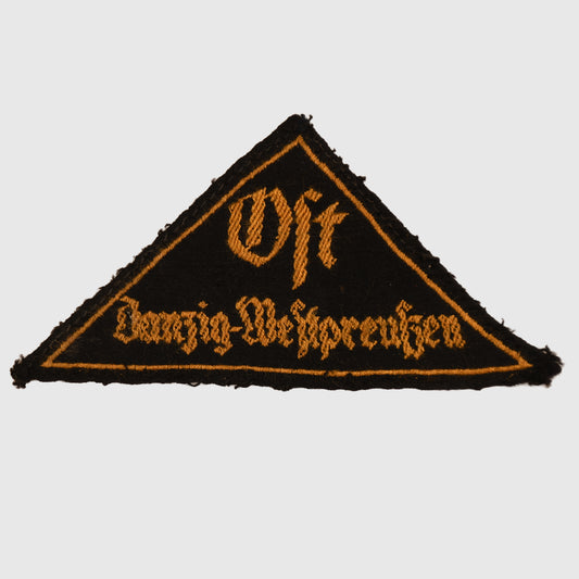 GERMAN WWII HITLER YOUTH DISTRICT TRIANGLE - EAST DANZIG WEST PRUSSIA
