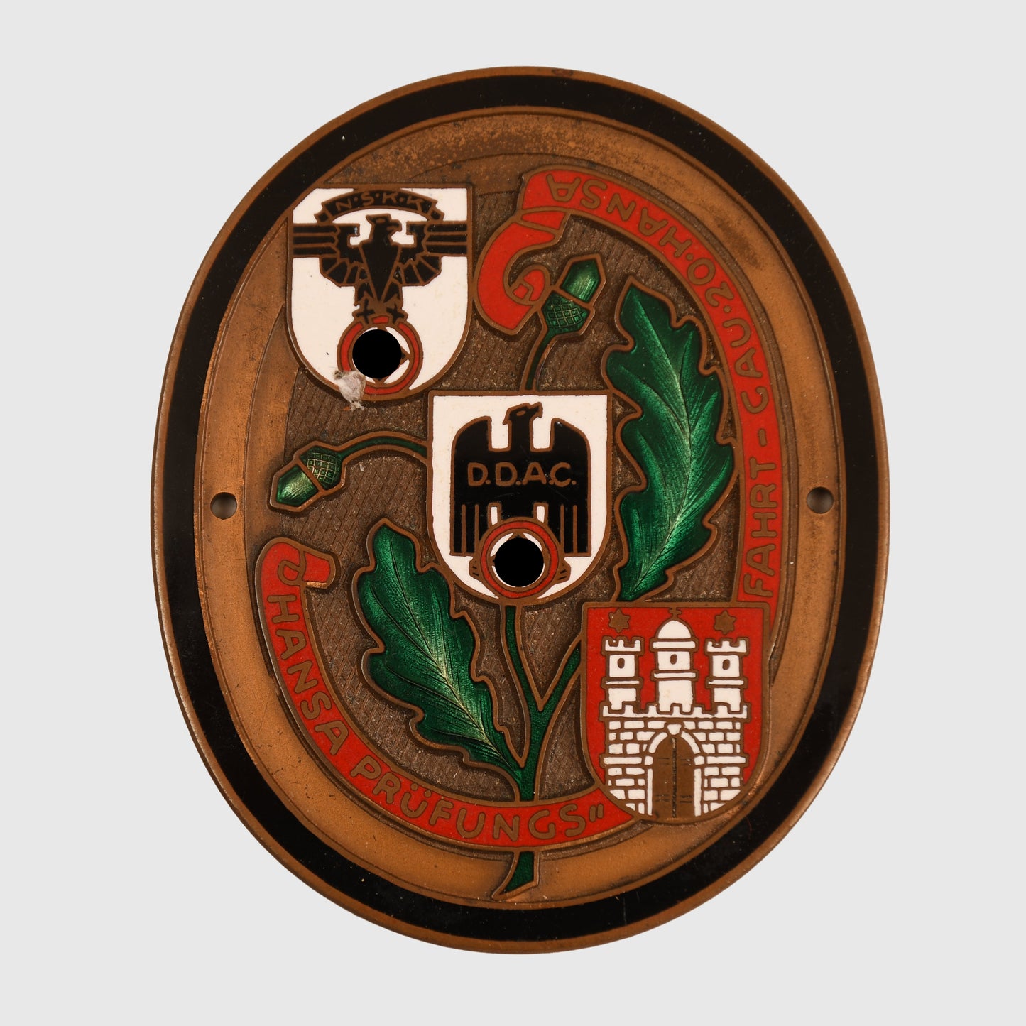 GERMAN WWII DDAC MOTOR PLAQUE