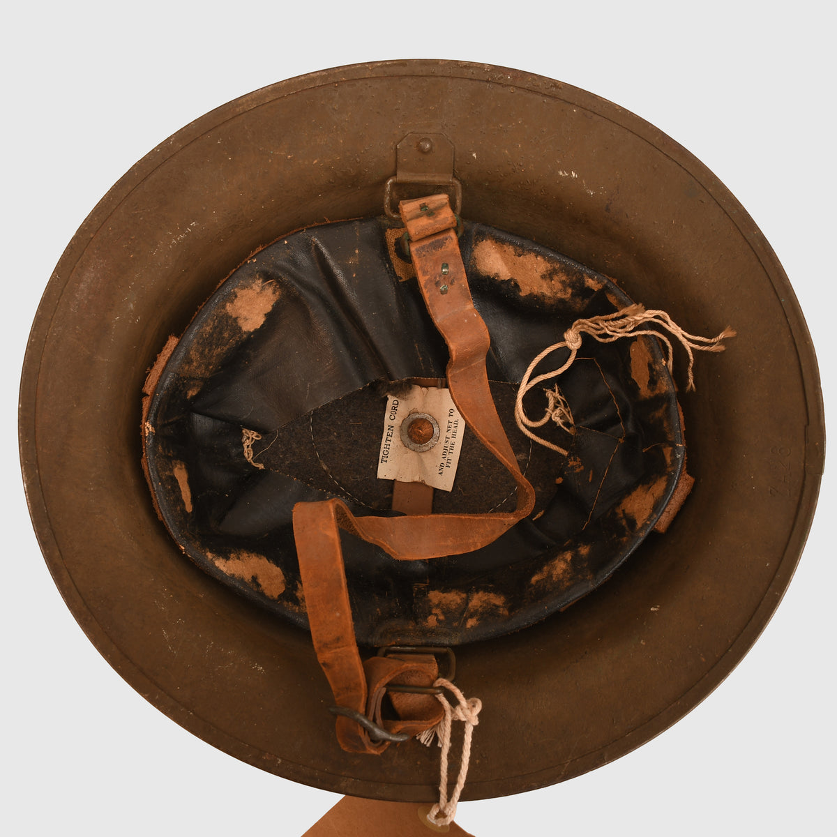 WWI US MARINE CORPS IDENTIFIED DIVISIONAL HELMET