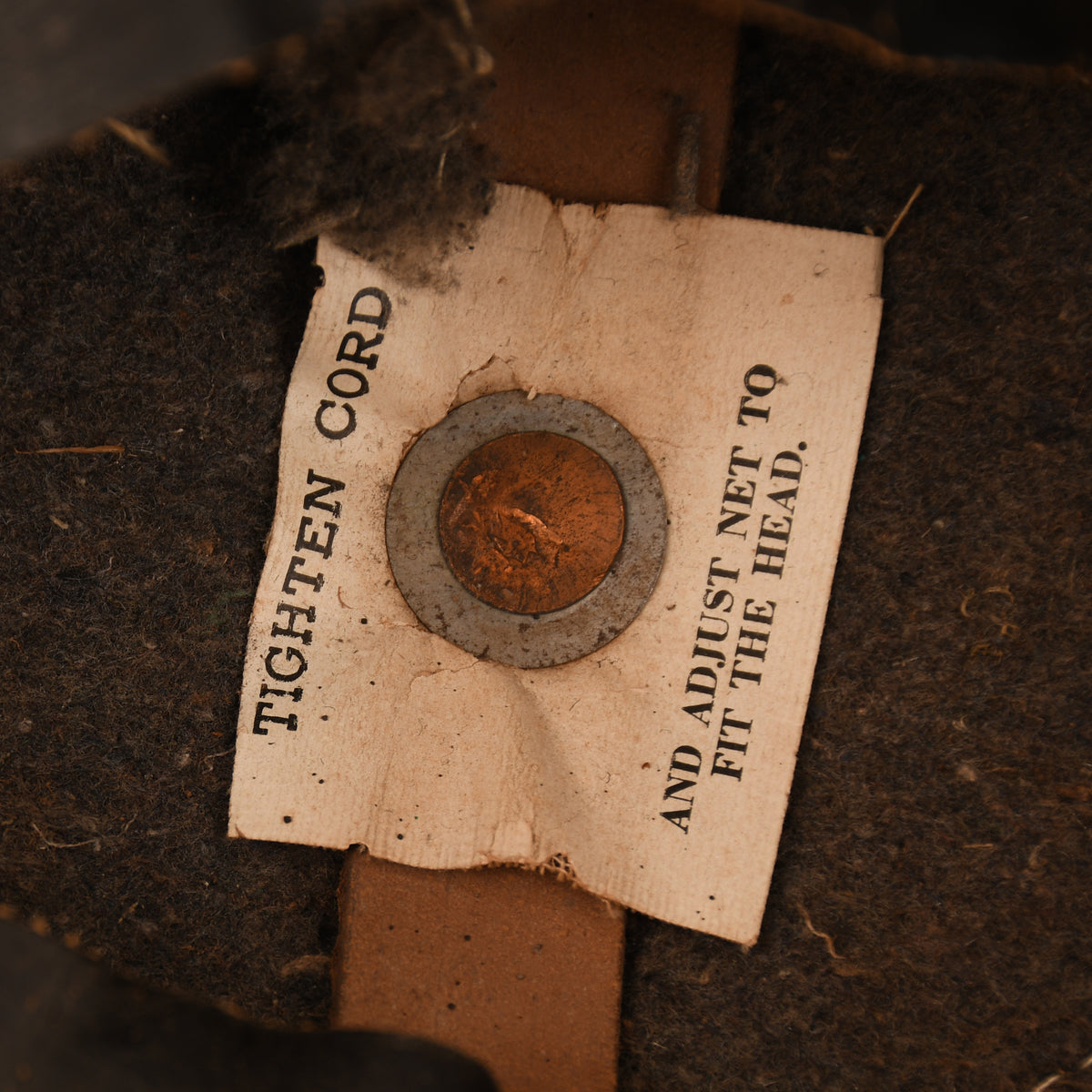 WWI US MARINE CORPS IDENTIFIED DIVISIONAL HELMET