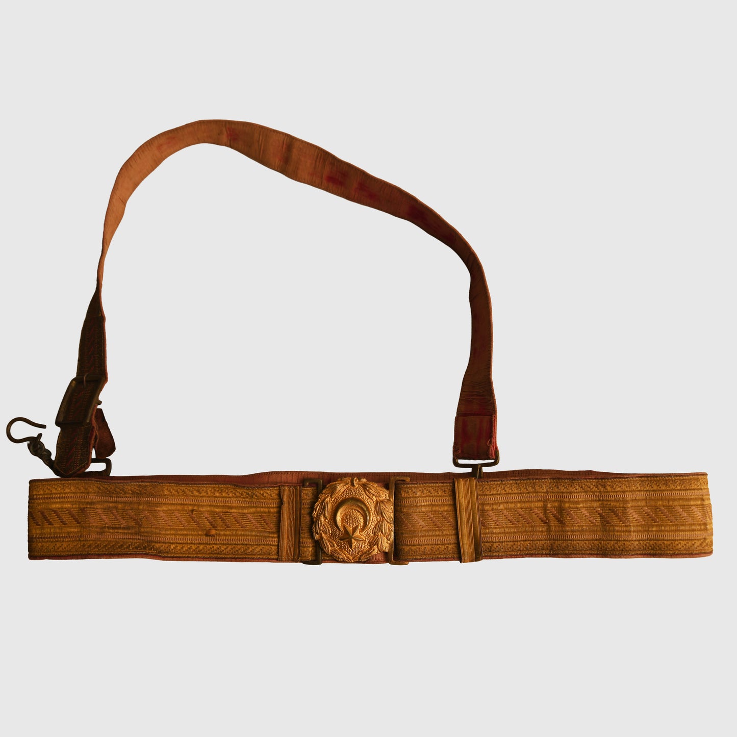 Turkish WWI General Officers Parade Belt and Buckle