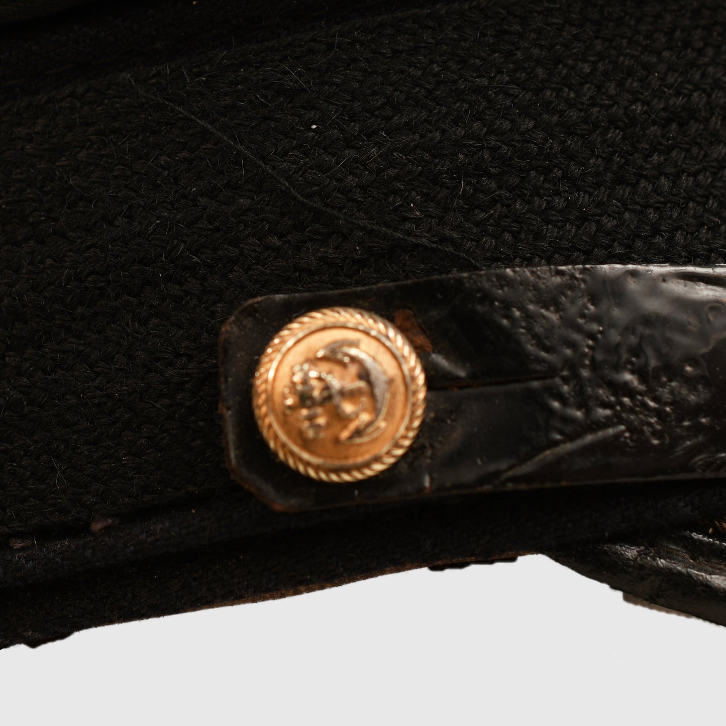 GERMAN WWII KRIEGSMARINE JUNIOR OFFICERS VISOR CAP