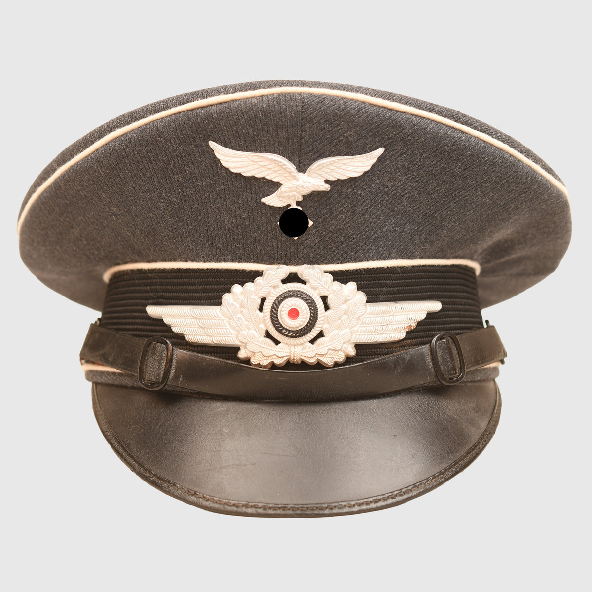 GERMAN WWII HERMANN GOERING DIVISION NCO/EM VISOR CAP