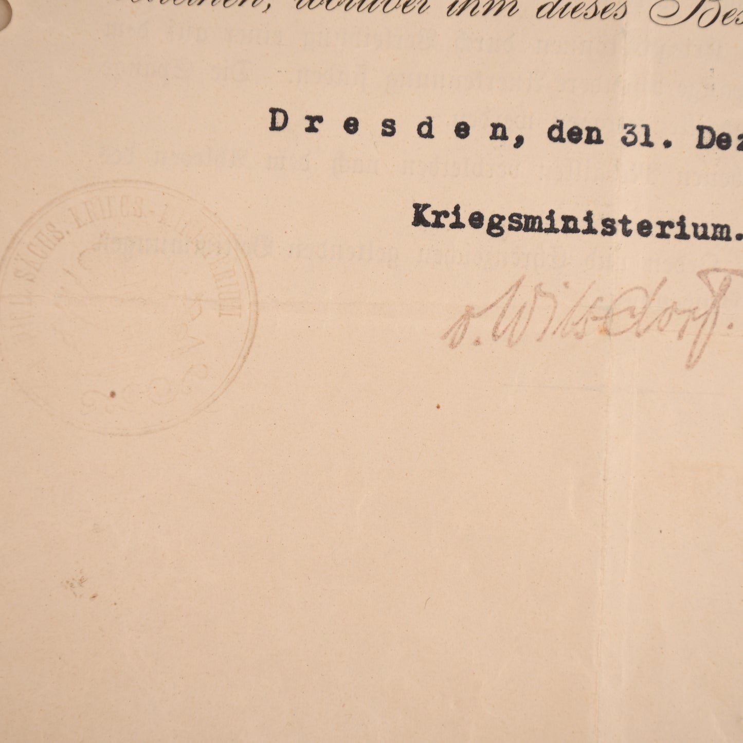 IMPERIAL GERMAN MEDAL & CITATION
