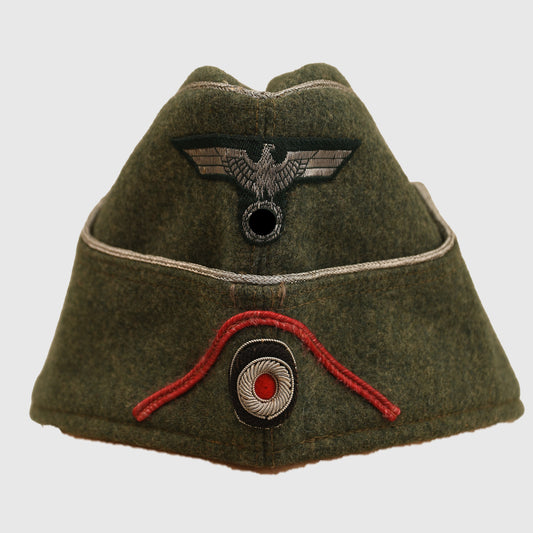 German WWII Army Panzer Officers Overseas Cap