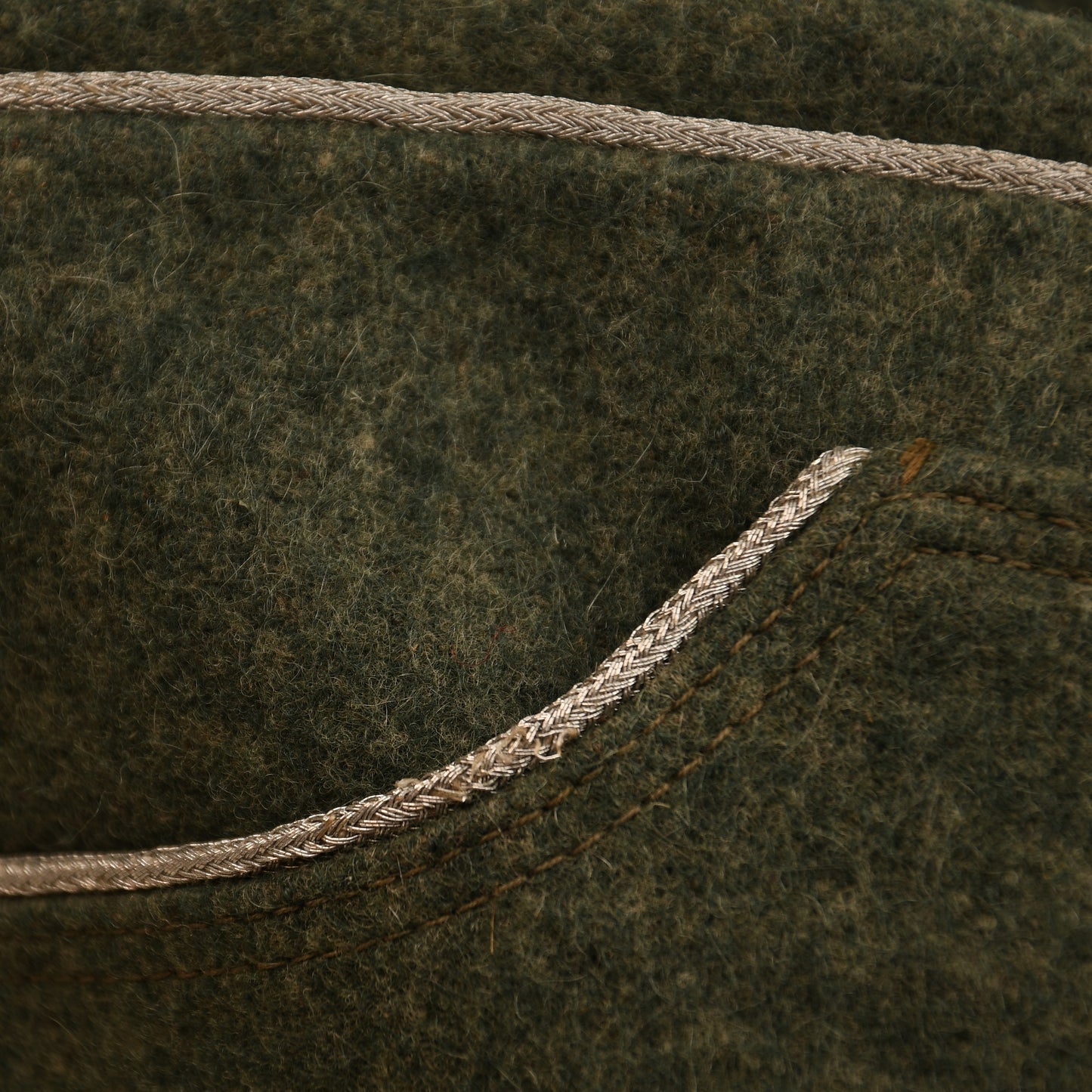 German WWII Army Panzer Officers Overseas Cap