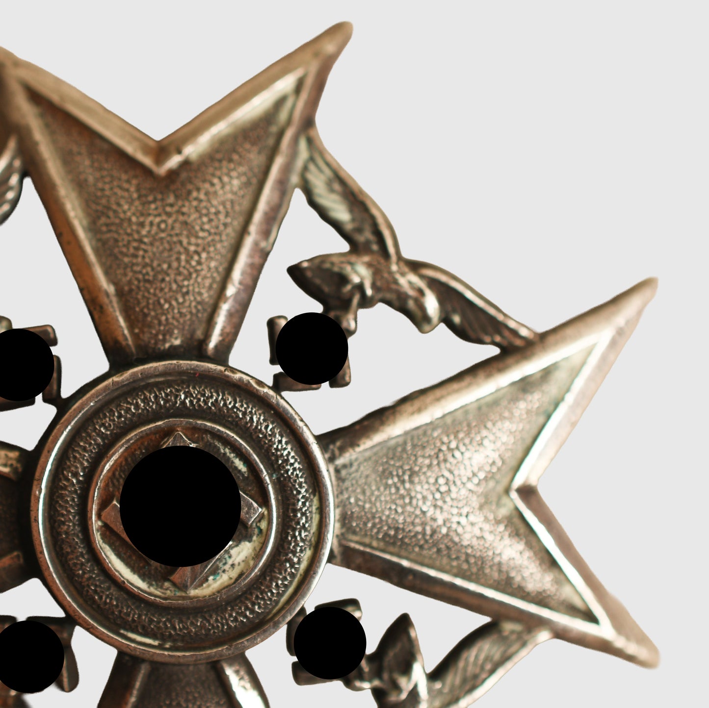German WWII Spanish Cross in Silver Without Swords