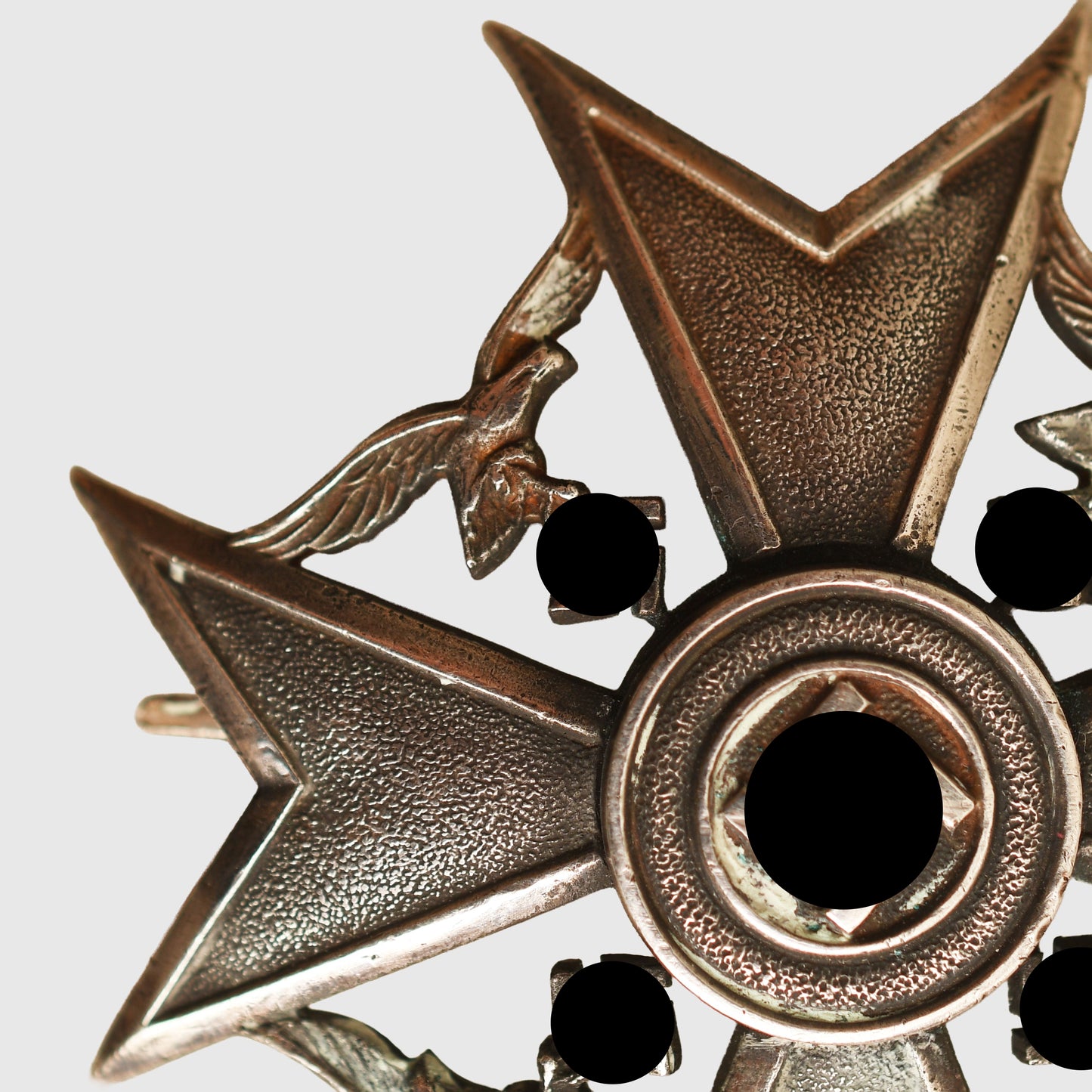 German WWII Spanish Cross in Silver Without Swords