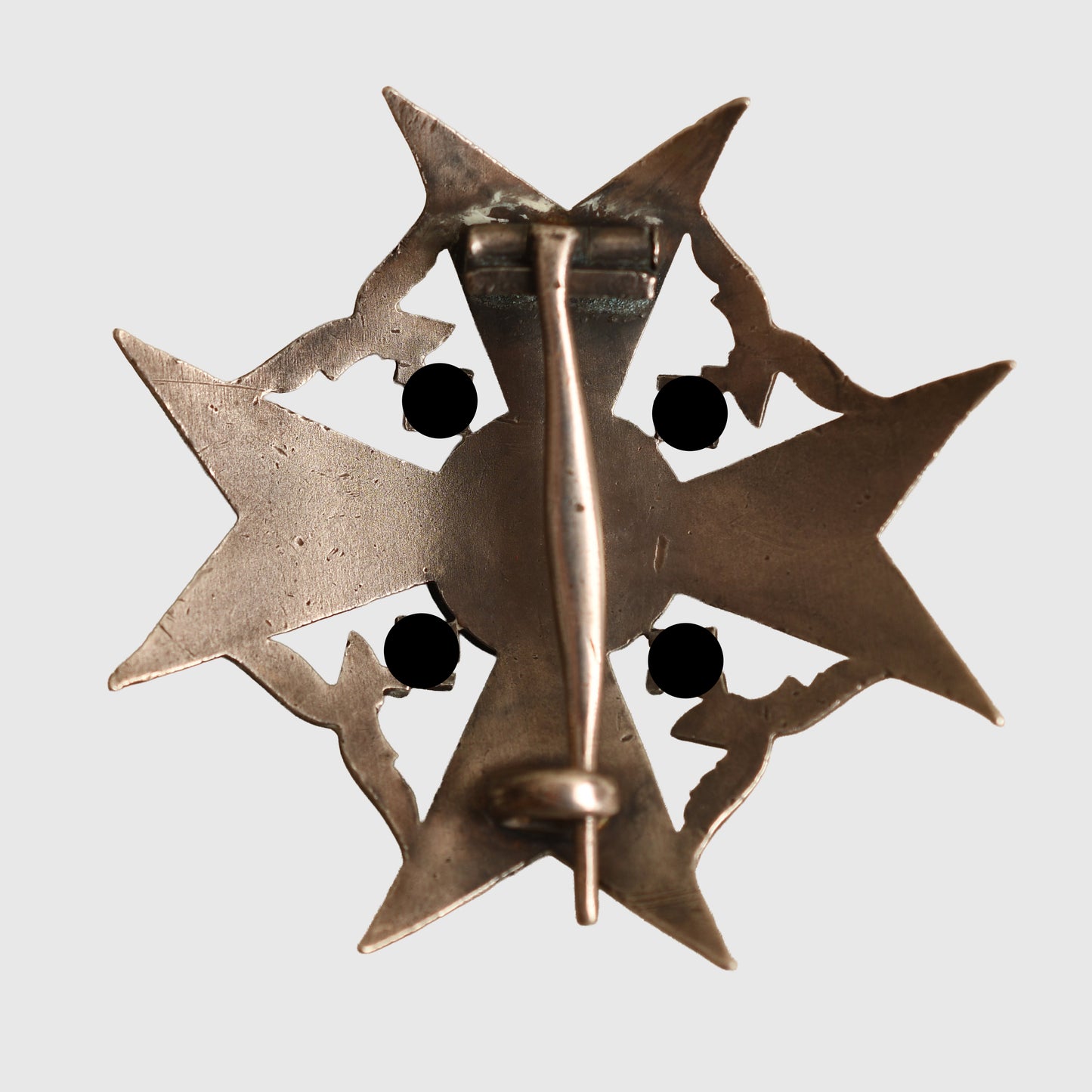 German WWII Spanish Cross in Silver Without Swords