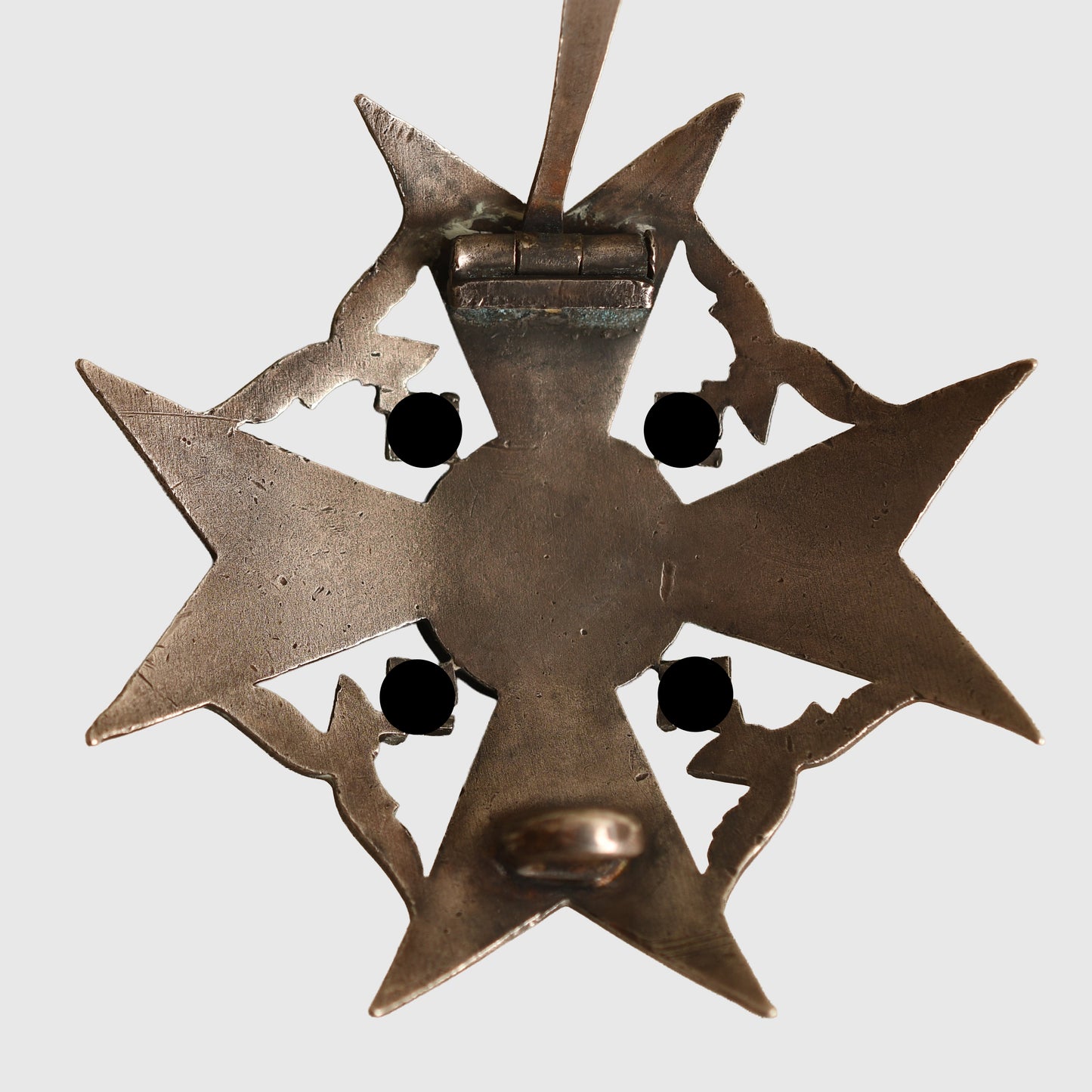 German WWII Spanish Cross in Silver Without Swords