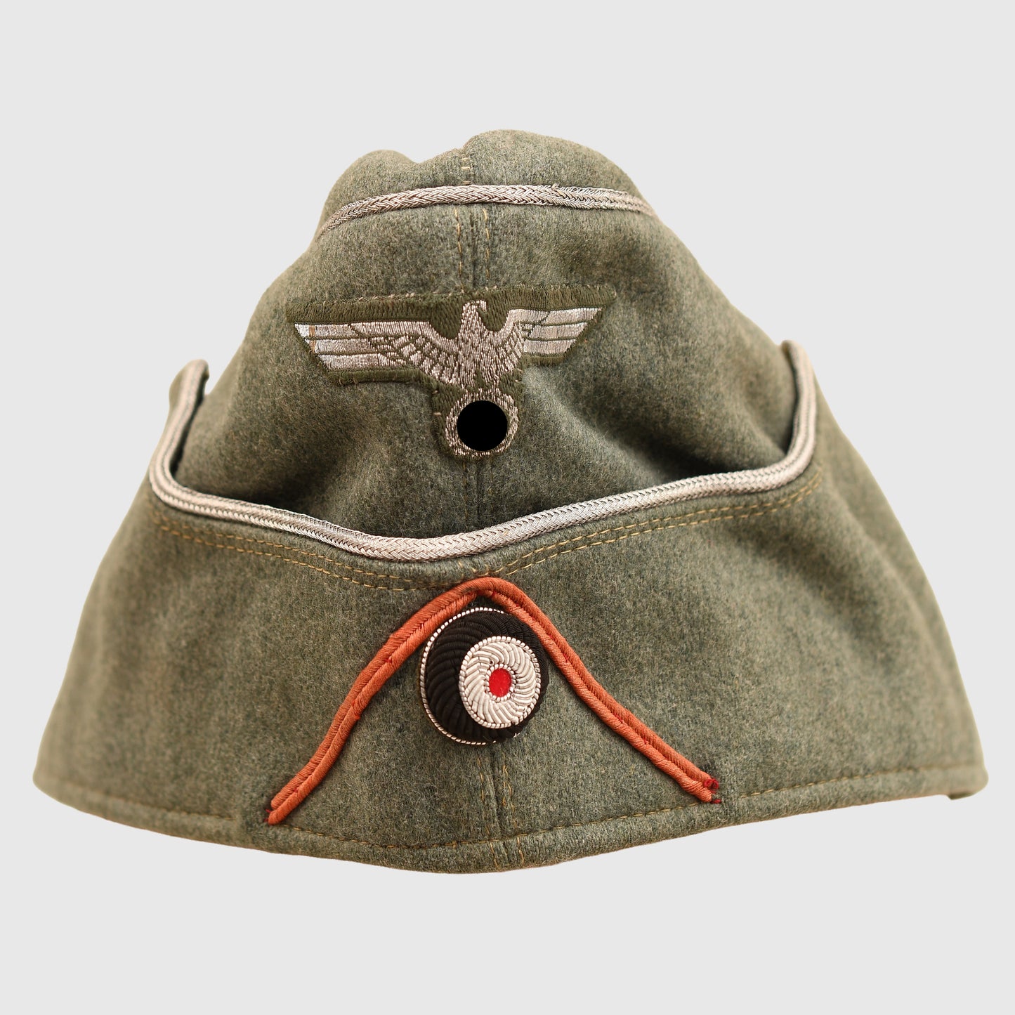 German WWII Panzer Officers Overseas Cap