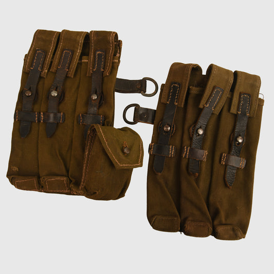 German WWII MP40 Magazine Pouches