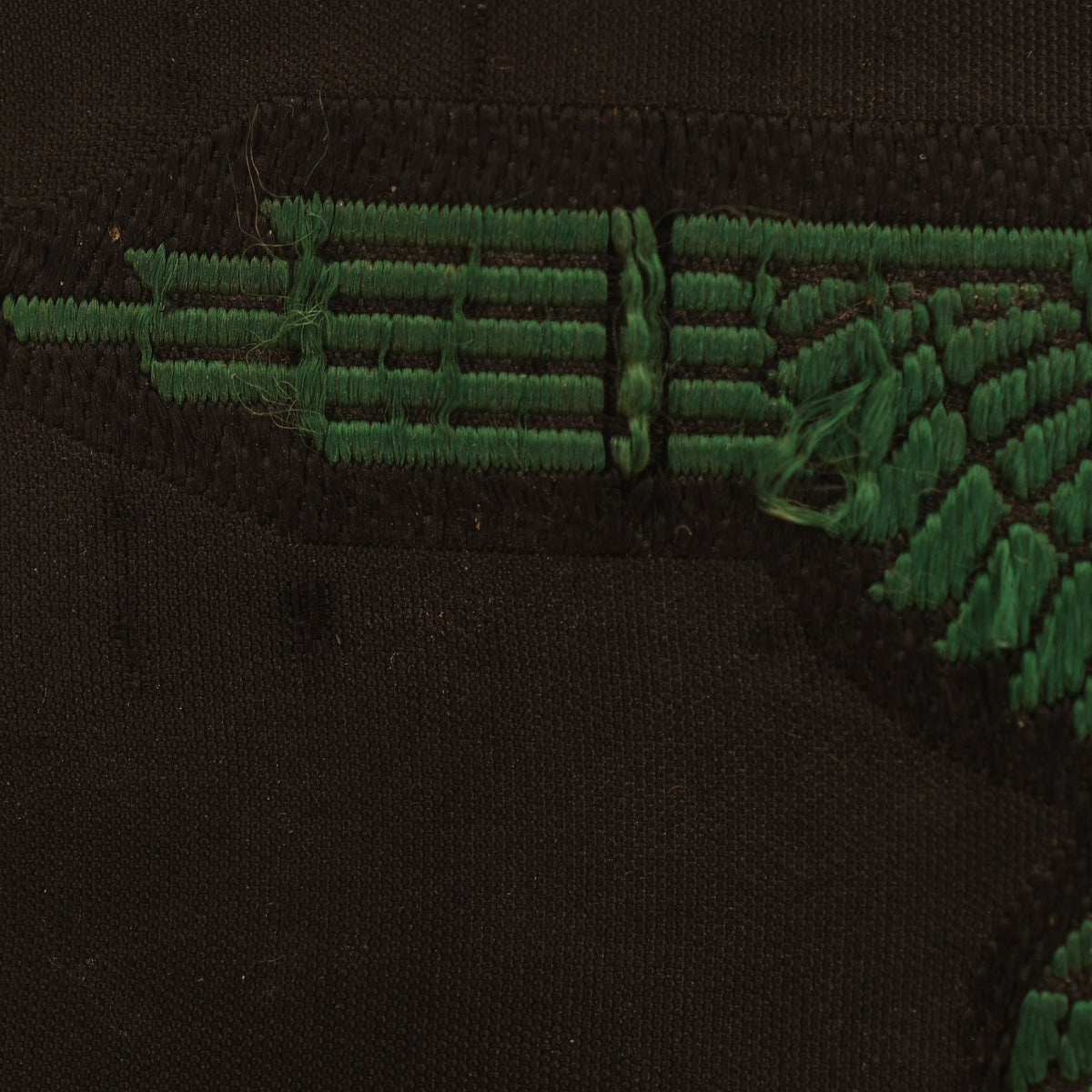 GERMAN WWII WAFFEN SS RARE PATTERN GREEN EAGLE
