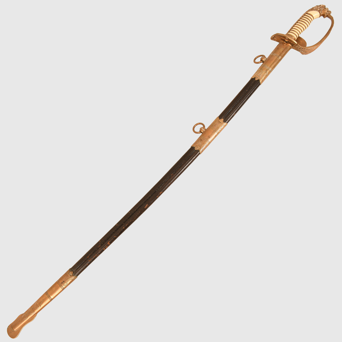 GERMAN WWII NAVY OFFICERS DISPLAY PIECE
