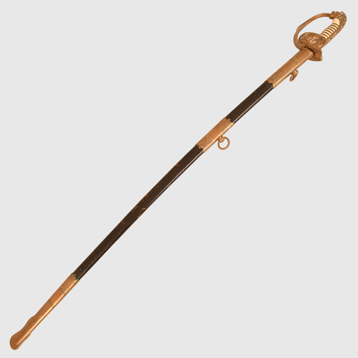 GERMAN WWII NAVY OFFICERS DISPLAY PIECE