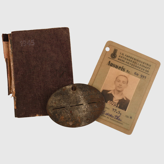 GERMAN WWII I.G.FARBEN WORKERS PAPER GROUPING