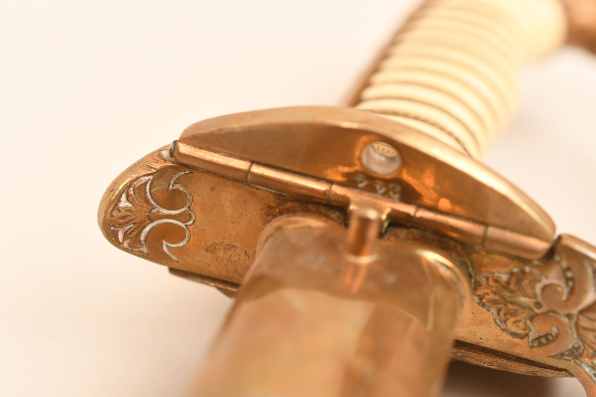 GERMAN WWII NAVY OFFICERS DISPLAY PIECE