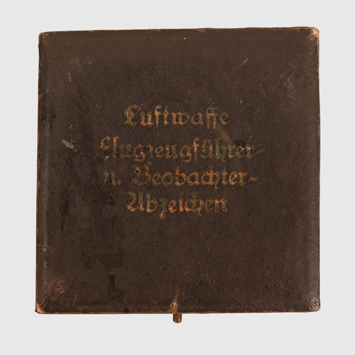 GERMAN WWII LUFTWAFFE PILOT OBSERVERS BADGE IN ITS ORIGINAL CASE