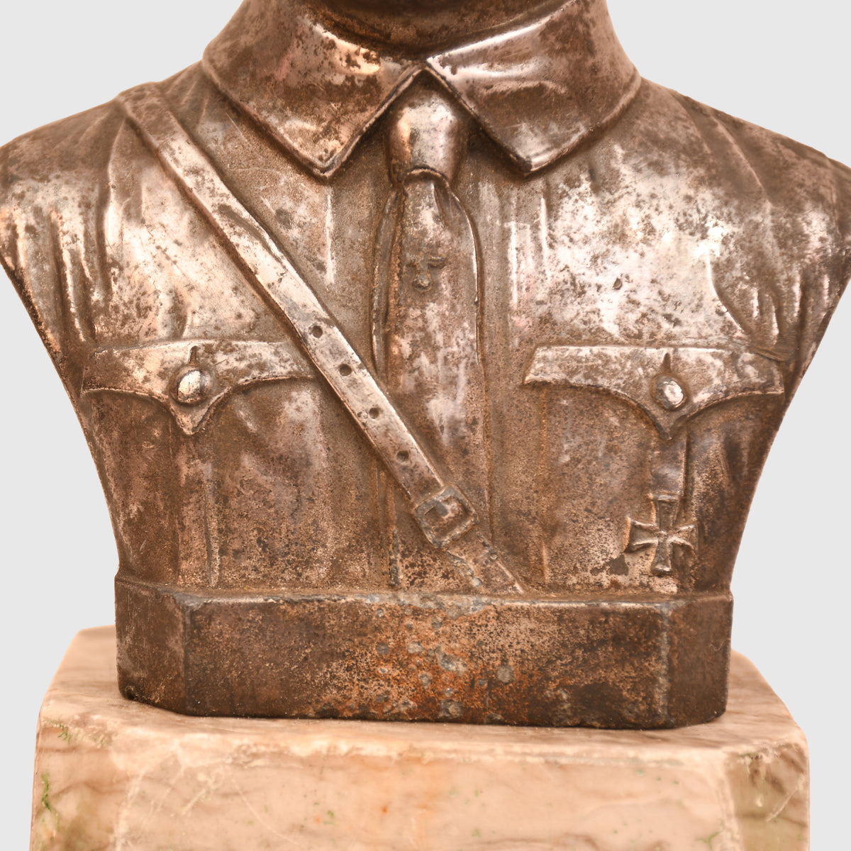 GERMAN WWII ADOLF HITLER UPPER BUST PRESENTATION FIGURE