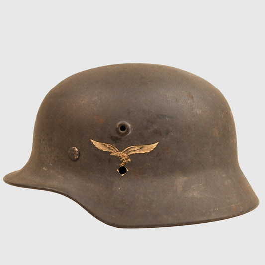German WWII Luftwaffe Single Decal Combat Helmet