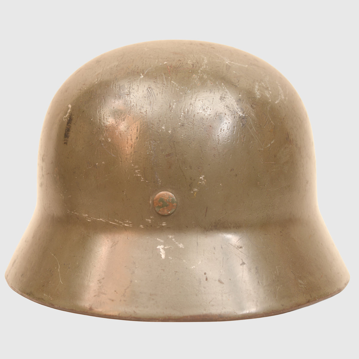 GERMAN WWII ARMY M.35 DOUBLE DECAL COMBAT HELMET