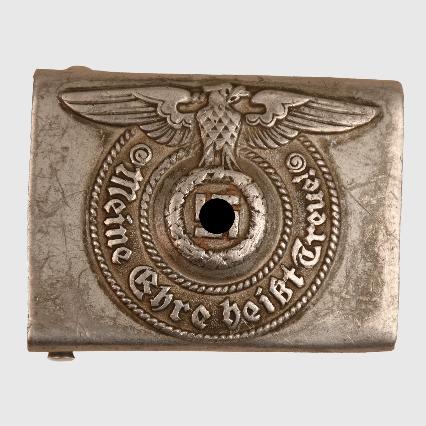 GERMAN WWII WAFFEN SS ALUMINIUM BUCKLE