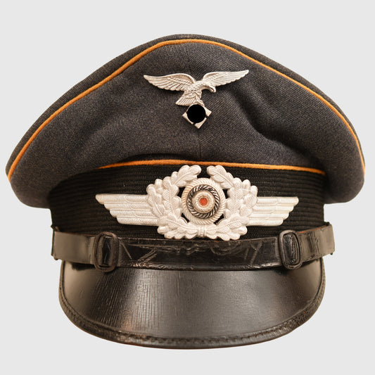 German WWII Luftwaffe Reserve Enlisted Man/NCO Visor Cap