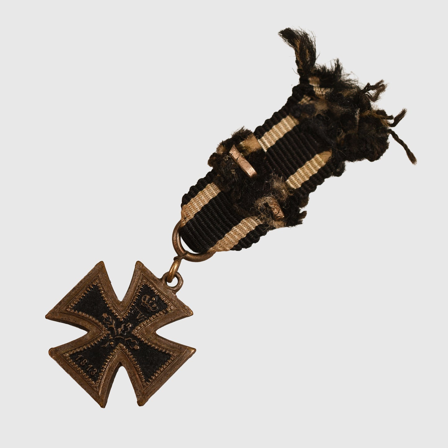GERMAN WWII - WWI IRON CROSS 2ND CLASS, AND MATCHING MINIATURE