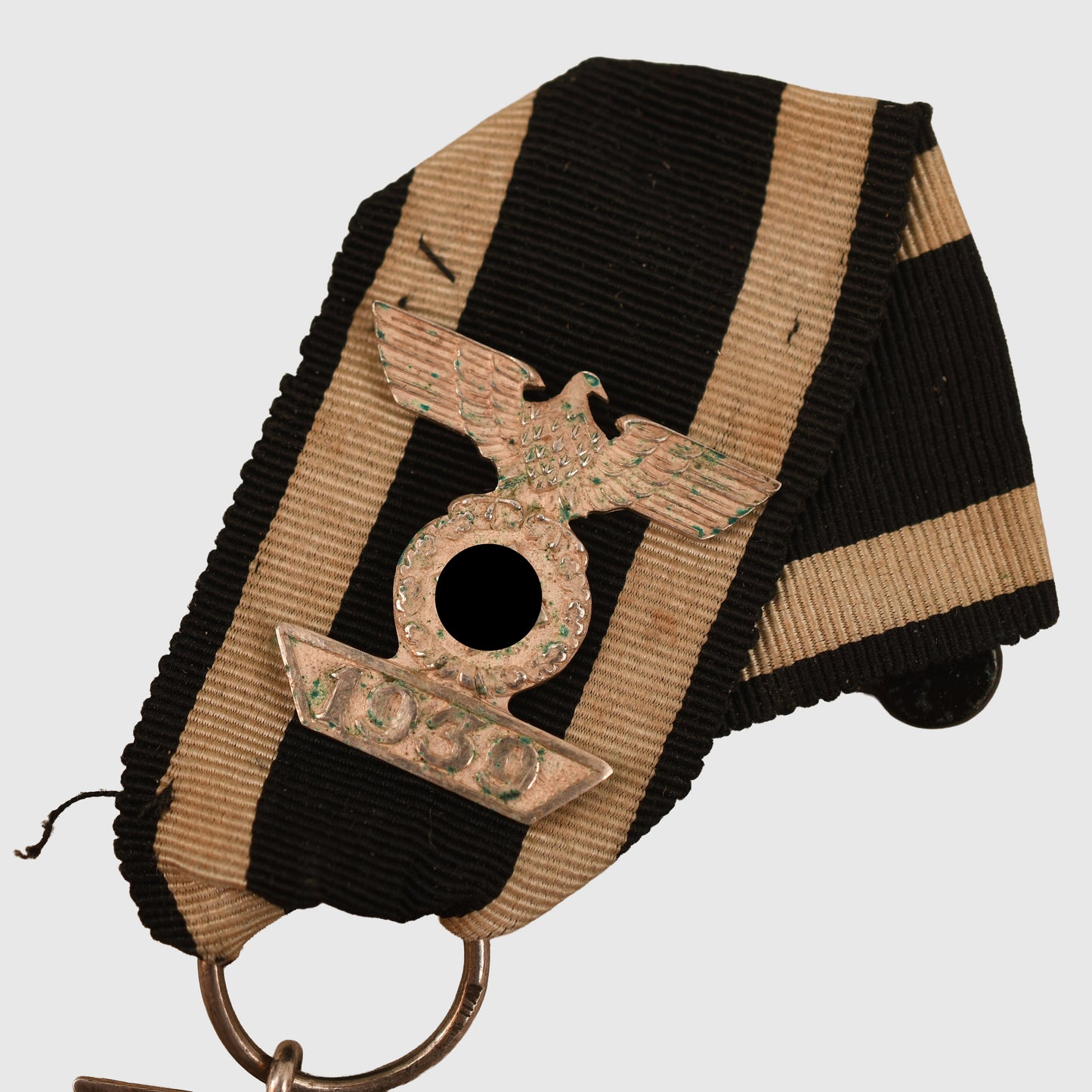 GERMAN WWII - WWI IRON CROSS 2ND CLASS, AND MATCHING MINIATURE