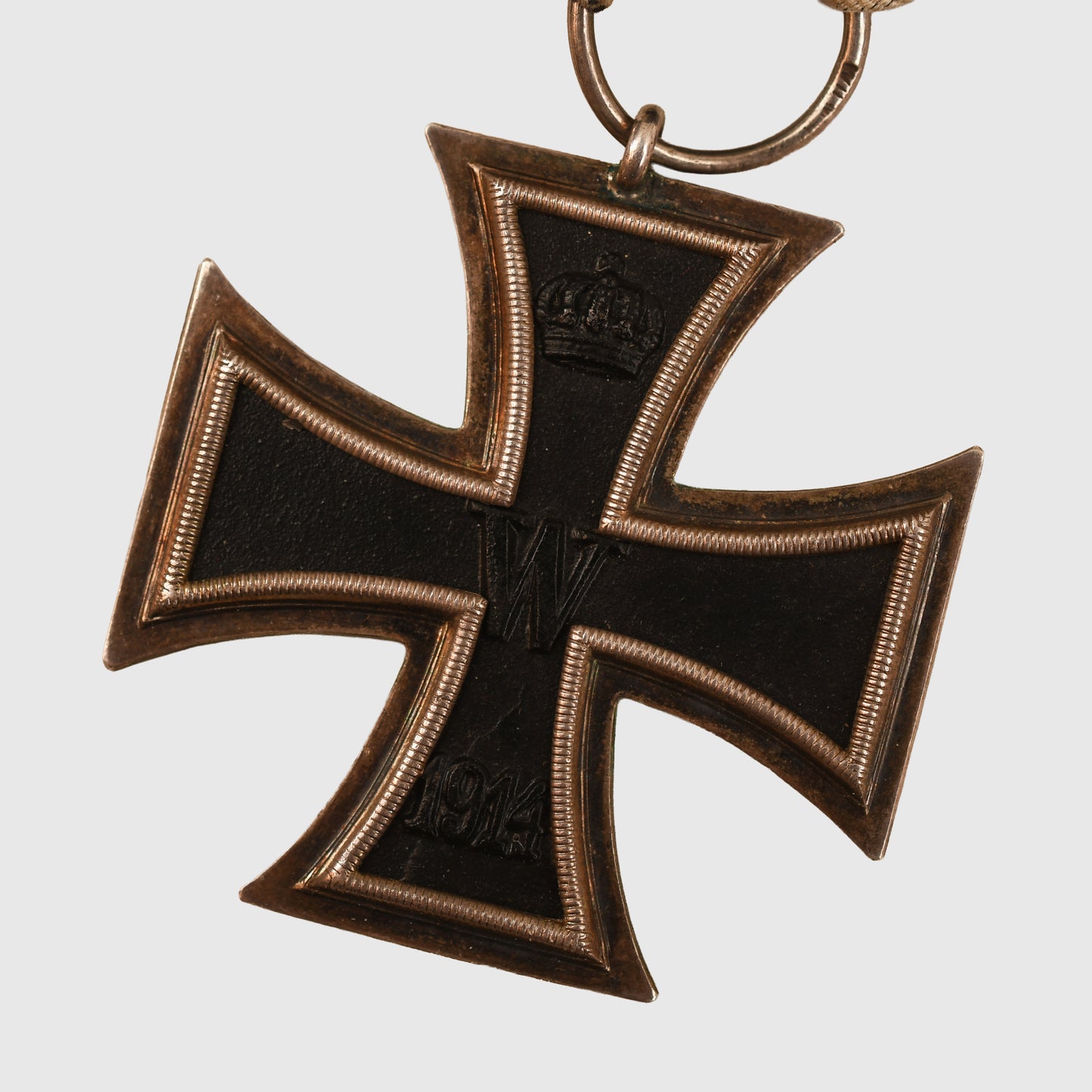 GERMAN WWII - WWI IRON CROSS 2ND CLASS, AND MATCHING MINIATURE