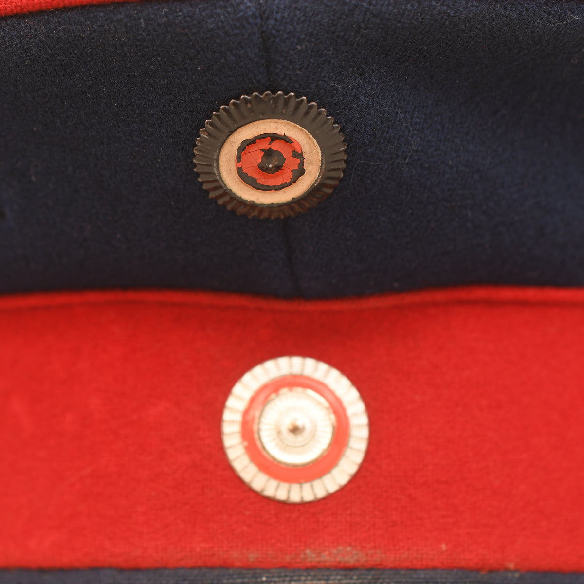 GERMAN WWI HESSIAN OFFICERS VISOR CAP WITH FIELD COVER
