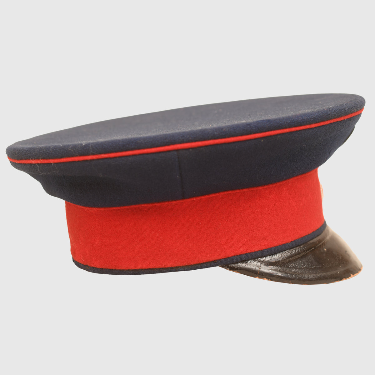 GERMAN WWI HESSIAN OFFICERS VISOR CAP WITH FIELD COVER
