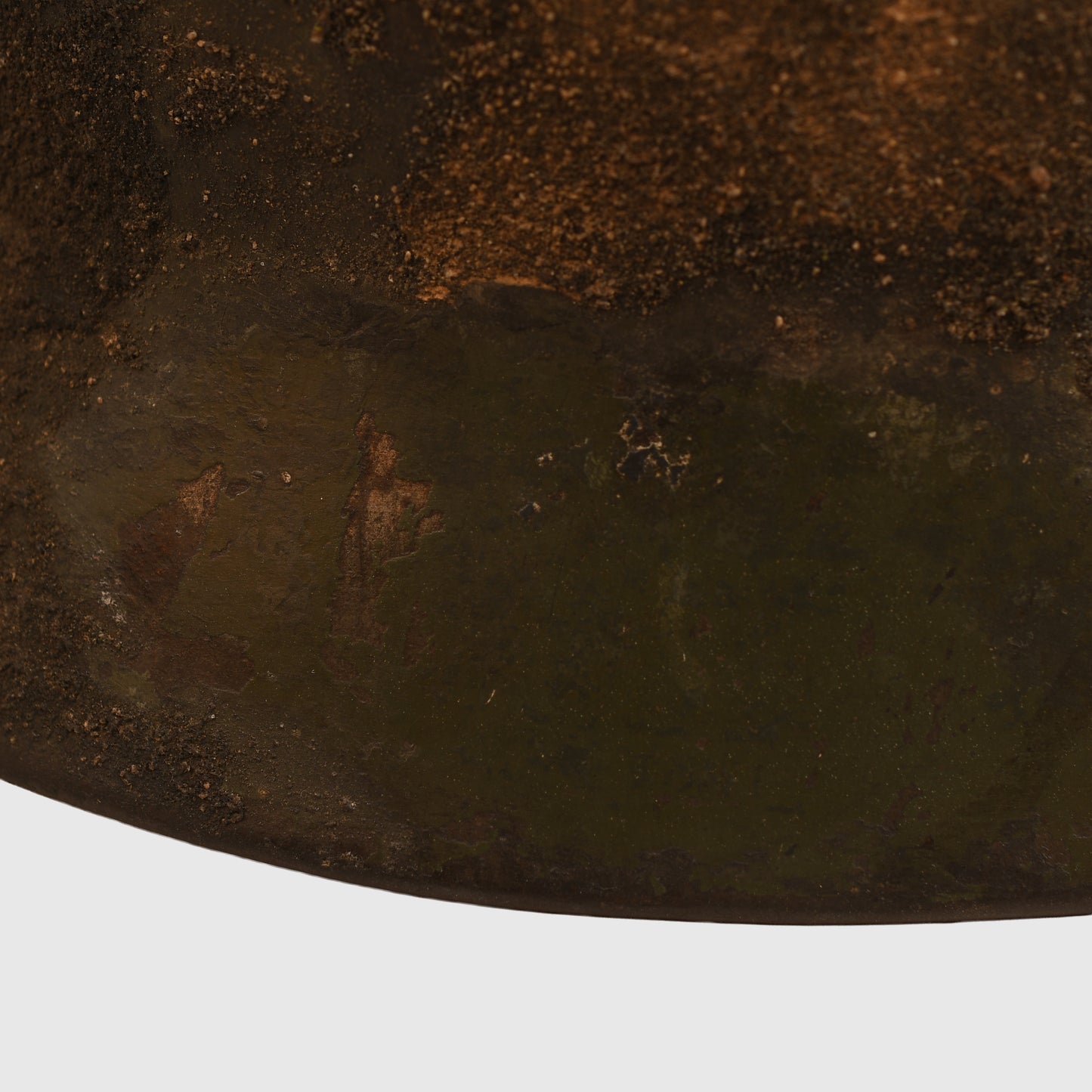 GERMAN WWII CAMOUFLAGED M.35 ARMY COMBAT HELMET