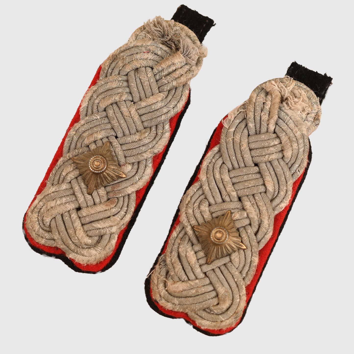 German WWII Waffen-SS Obersturmbannführer of Artillery Slip-On Shoulder Boards