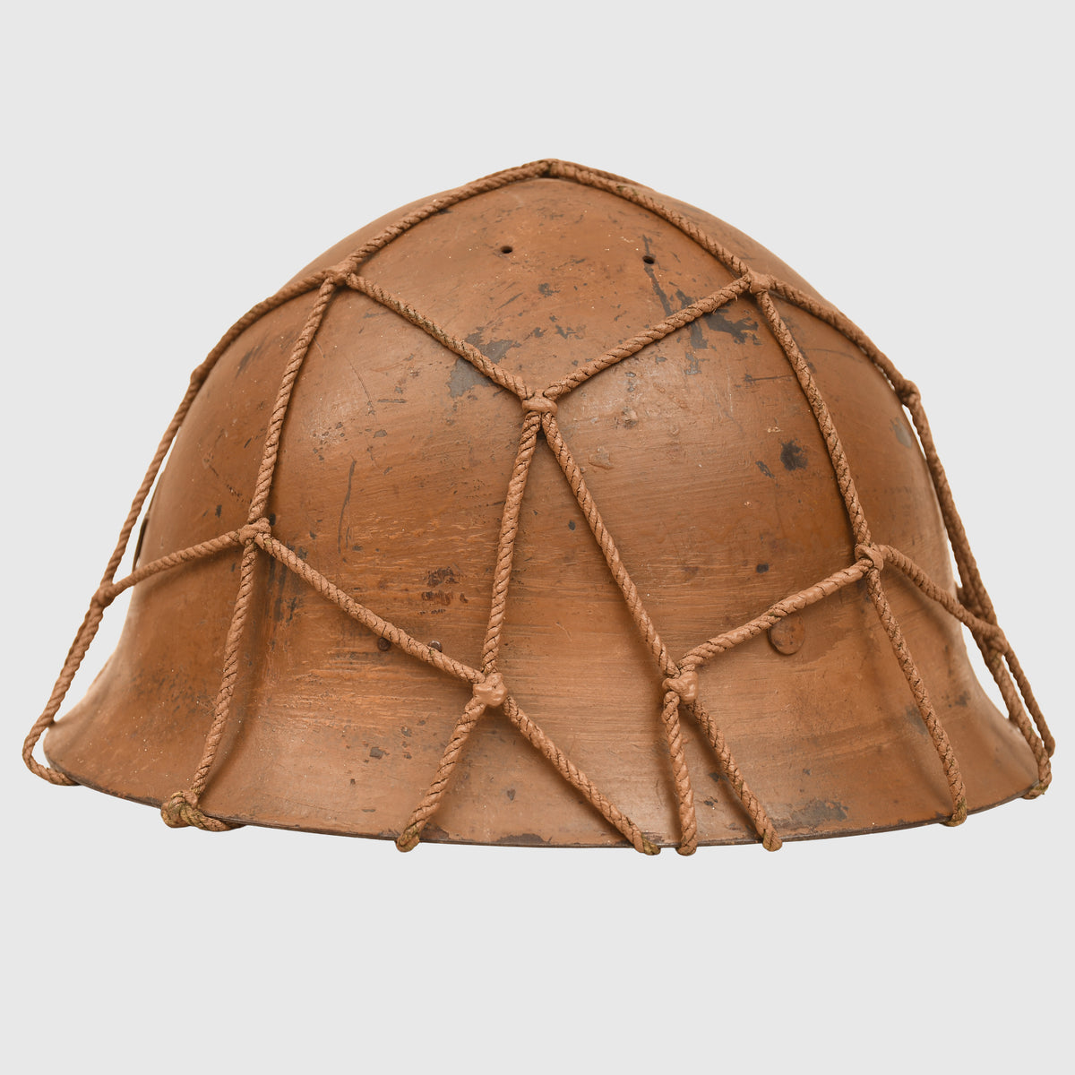 JAPANESE WWII TYPE 90 ARMY COMBAT HELMET WITH STRING NET