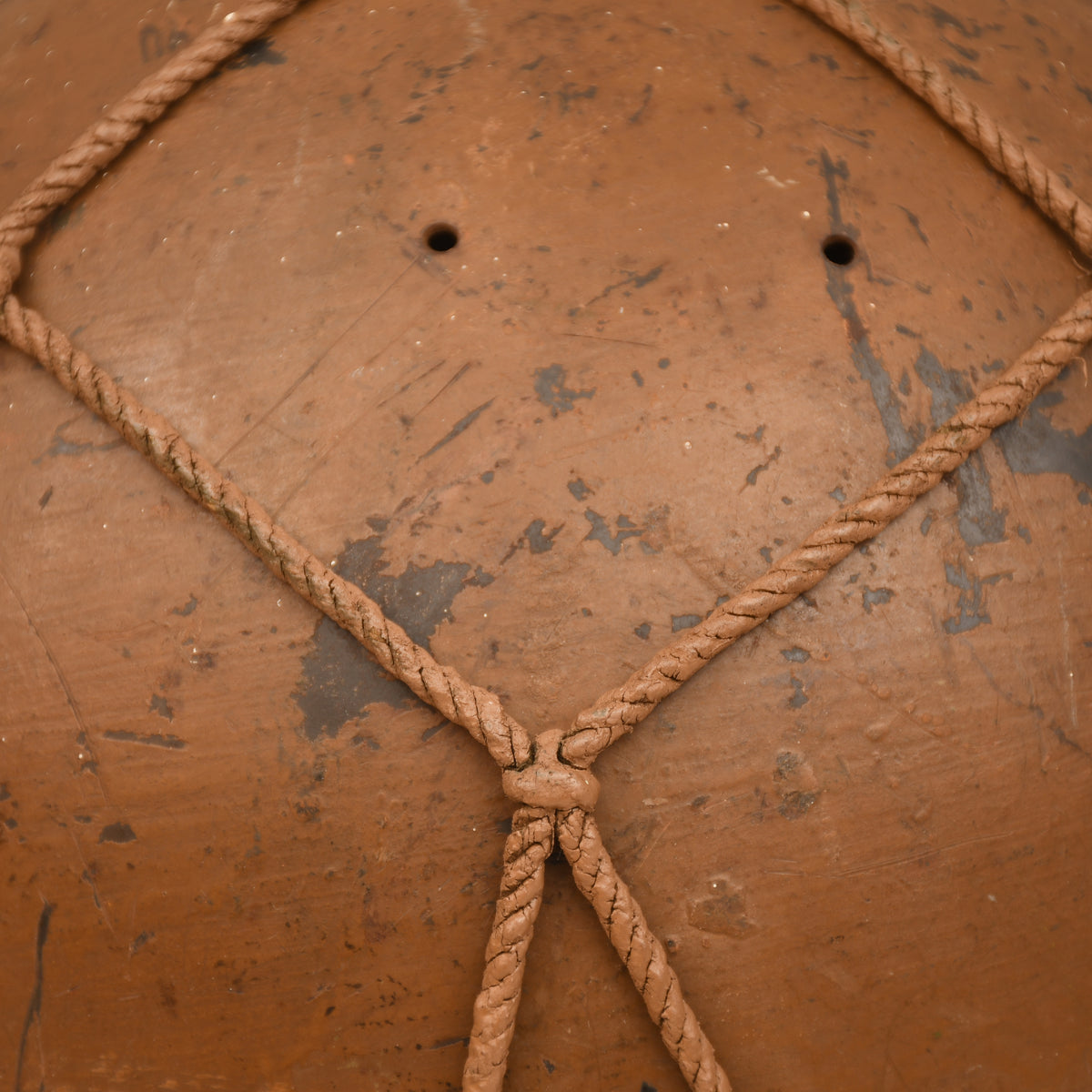JAPANESE WWII TYPE 90 ARMY COMBAT HELMET WITH STRING NET