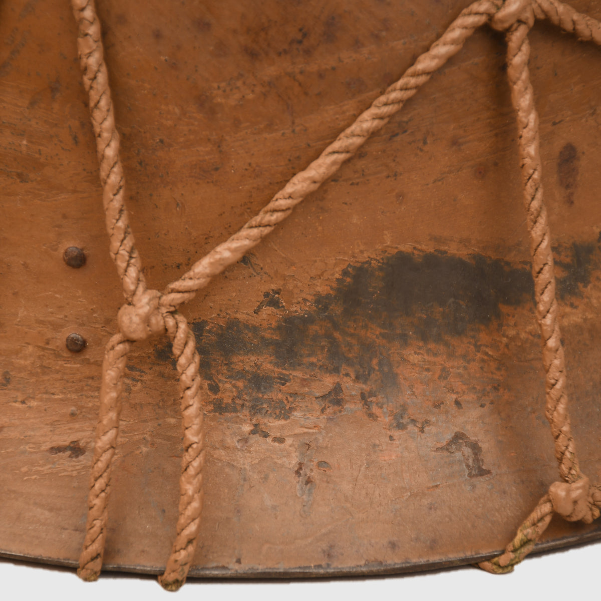 JAPANESE WWII TYPE 90 ARMY COMBAT HELMET WITH STRING NET