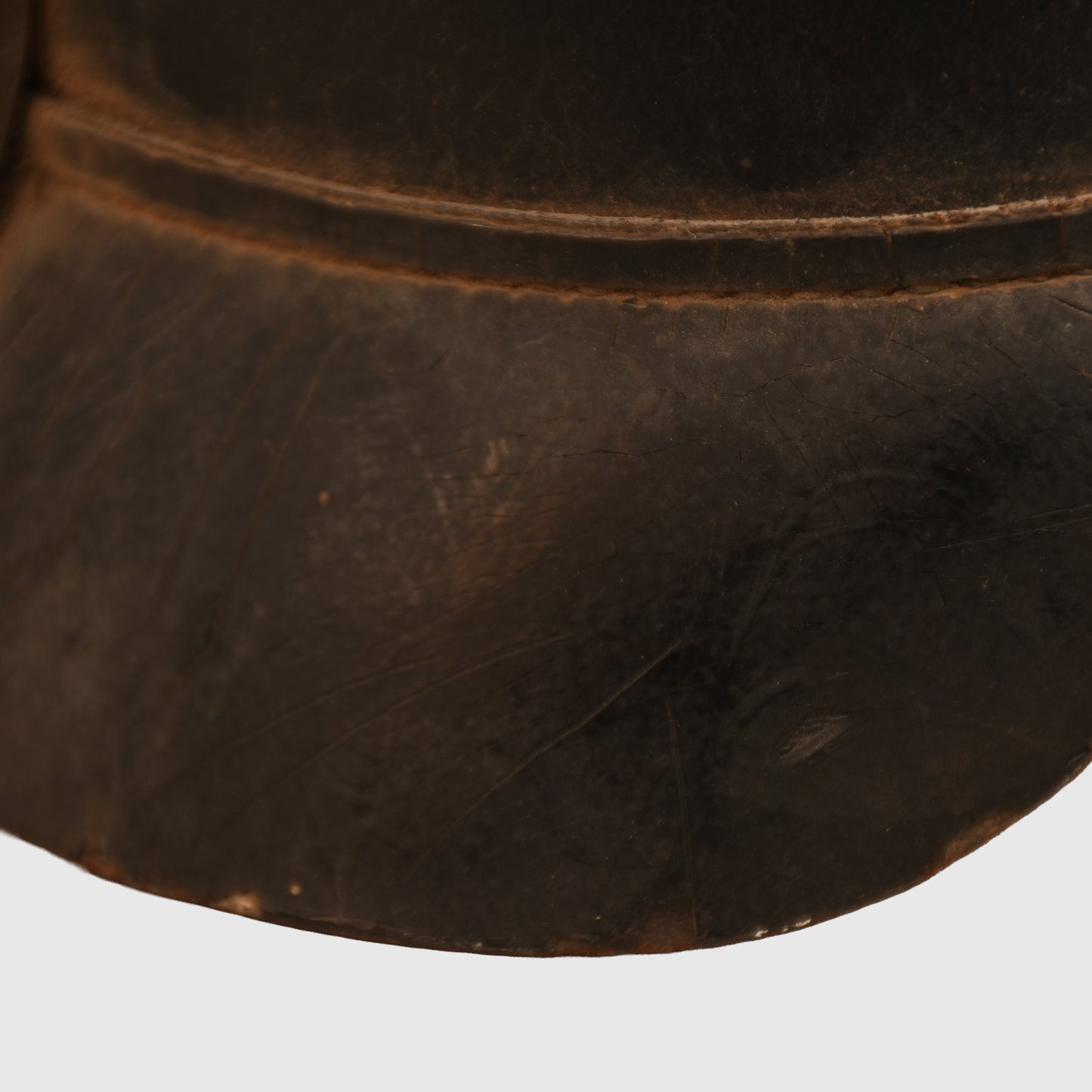 GERMAN WWI BATTLEFIELD PICK-UP UNTOUCHED SAXON ENLISTED RANKS PICKELHAUBE