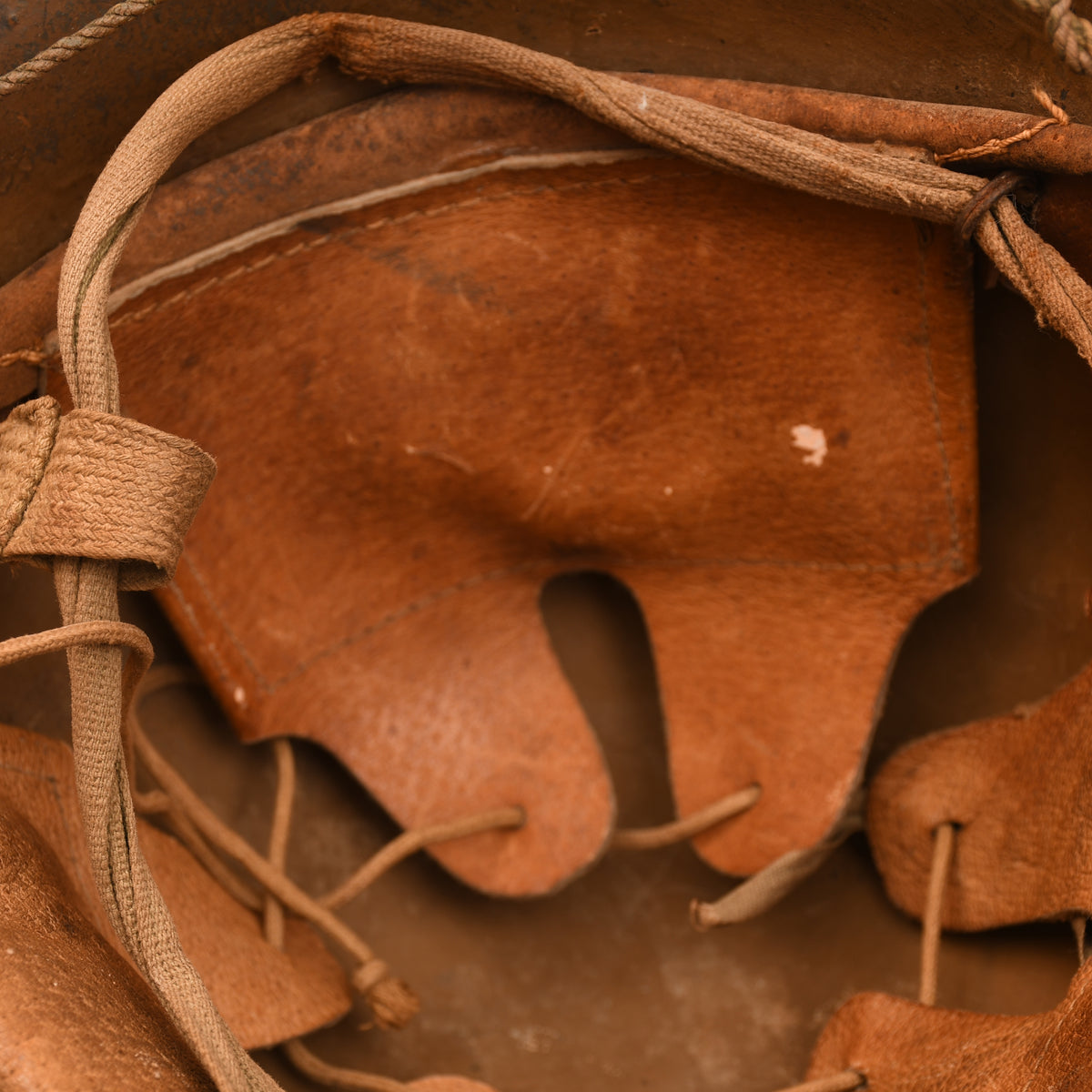 JAPANESE WWII TYPE 90 ARMY COMBAT HELMET WITH STRING NET