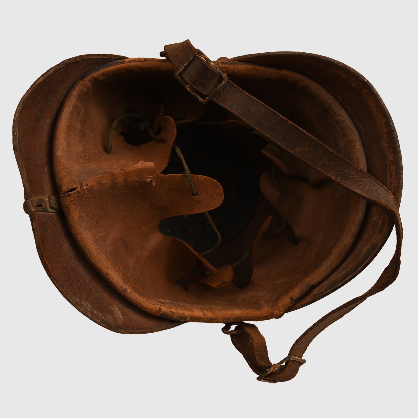 GERMAN WWI BATTLEFIELD PICK-UP UNTOUCHED SAXON ENLISTED RANKS PICKELHAUBE