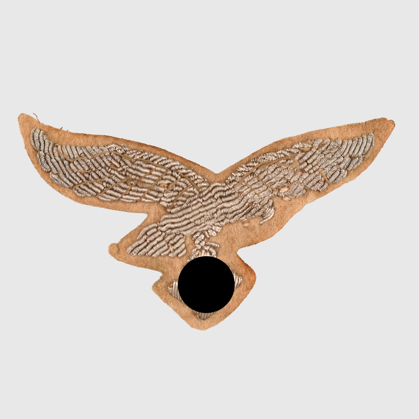 GERMAN WWII LUFTWAFFE WHITE TOP OFFICERS REMOVABLE CAP EAGLE