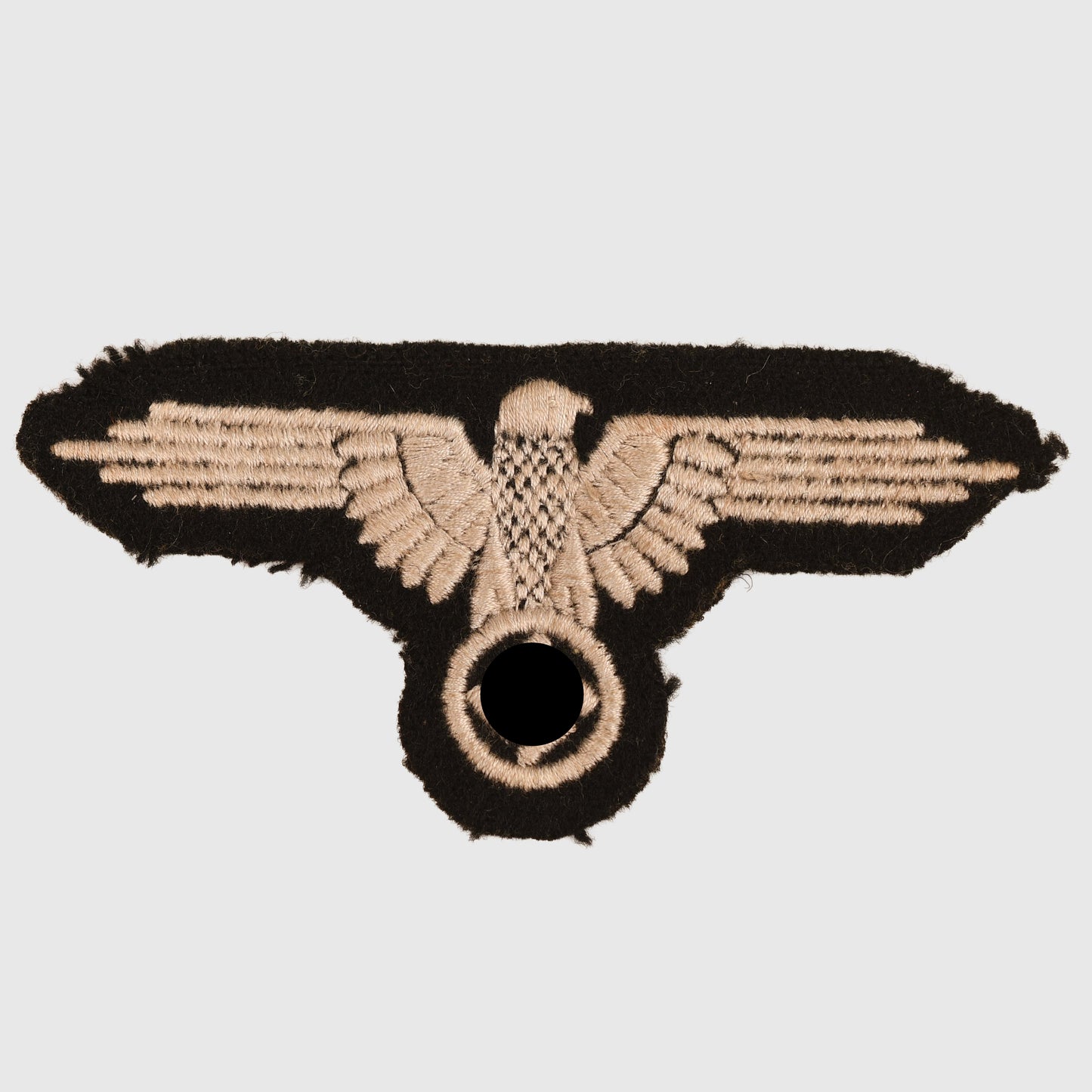 GERMAN WWII WAFFEN SS MACHINE EMBROIDERED ARM EAGLE